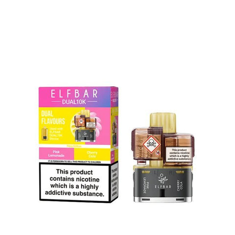 Shop Elf Bar Dual 10K Replacement Pods - buy Elf Bar Dual 10K Replacement Pods at Wolfvapes.co.uk - Vape Blaze