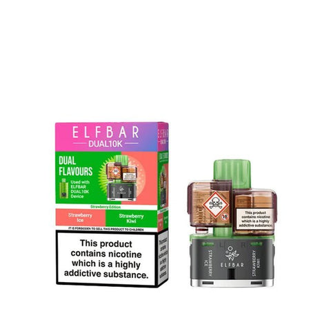 Shop Elf Bar Dual 10K Replacement Pods - buy Elf Bar Dual 10K Replacement Pods at Wolfvapes.co.uk - Vape Blaze