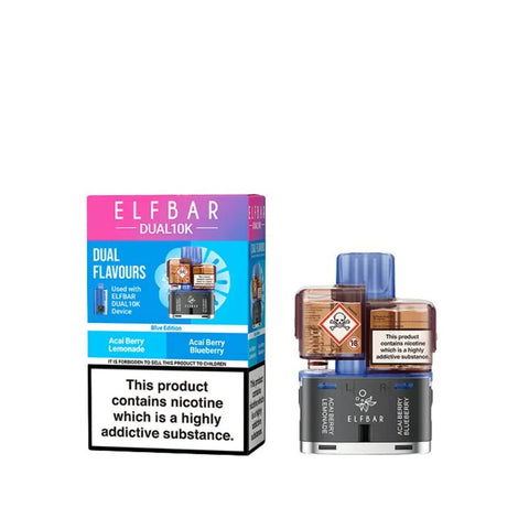 Shop Elf Bar Dual 10K Replacement Pods - buy Elf Bar Dual 10K Replacement Pods at Wolfvapes.co.uk - Vape Blaze