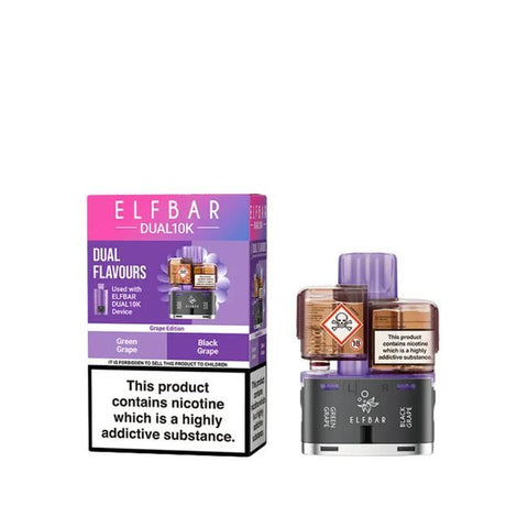 Shop Elf Bar Dual 10K Replacement Pods - buy Elf Bar Dual 10K Replacement Pods at Wolfvapes.co.uk - Vape Blaze