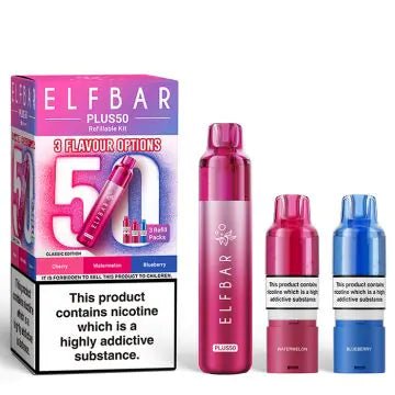 Shop Elf Bar Plus 50 Prefilled Pod Kit - Elf Bar Plus 50 Prefilled Pod Kit - Vape Blaze