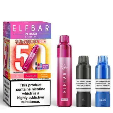 Shop Elf Bar Plus 50 Prefilled Pod Kit - Elf Bar Plus 50 Prefilled Pod Kit - Vape Blaze