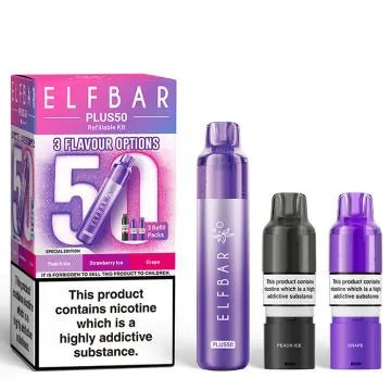Shop Elf Bar Plus 50 Prefilled Pod Kit - Elf Bar Plus 50 Prefilled Pod Kit - Vape Blaze