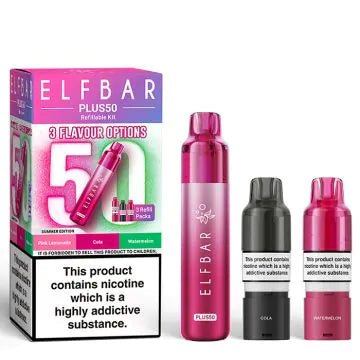 Shop Elf Bar Plus 50 Prefilled Pod Kit - Elf Bar Plus 50 Prefilled Pod Kit - Vape Blaze