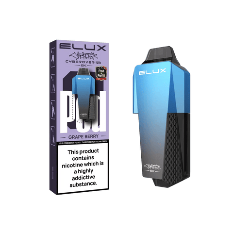 Shop Elux Cyberover 6000 Prefilled Pods - Box of 5 - Elux Cyberover 6000 Prefilled Pods - Box of 5 - Vape Blaze