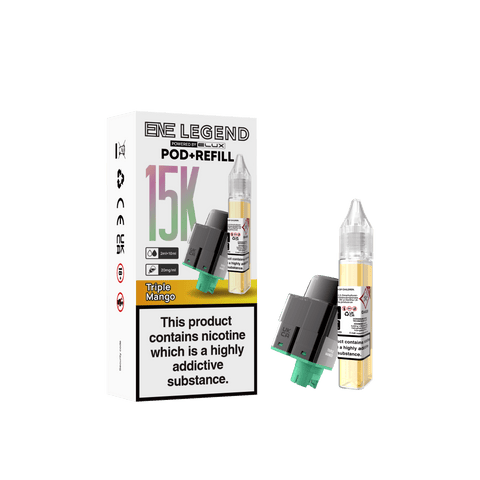 Shop Elux ENE Legend 15k Replacement Pods - Elux ENE Legend 15k Replacement Pods Pack of 5 Simbavapes - Vape Blaze