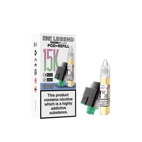 Shop Elux ENE Legend 15k Replacement Pods - Elux ENE Legend 15k Replacement Pods Pack of 5 Simbavapes - Vape Blaze