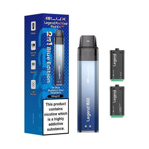 Shop Elux Legend ENE 1500 2IN1 Prefilled Pod Kit - Elux Legend ENE 1500 2IN1 Prefilled Pod Kit - Vape Blaze