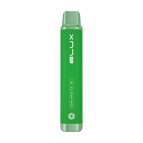Shop Elux Pro 600 Puffs Disposable Vape Pod - Elux Pro 600 Puffs Disposable Vape Pod - Wolfvapes.co.uk - Sour Apple Ice - Vape Blaze