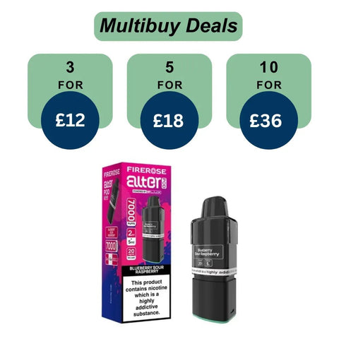 Shop Firerose Alter 7000 Prefilled Pods Refill - Firerose Alter 7000 Prefilled Pods Refill - Vape Blaze