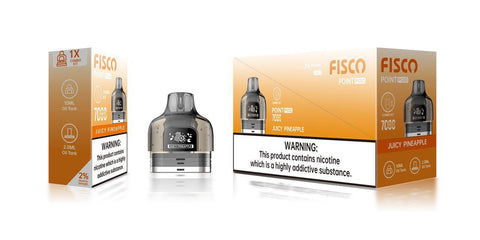 Shop Fisco Point Pro 7000 Replacement Pods Pack of 5 - Fisco Point Pro 7000 Replacement Pods Pack of 5 - Mcr Vape Distro - Vape Blaze