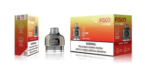 Shop Fisco Point Pro 7000 Replacement Pods Pack of 5 - Fisco Point Pro 7000 Replacement Pods Pack of 5 - Mcr Vape Distro - Vape Blaze