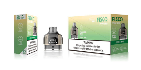 Shop Fisco Point Pro 7000 Replacement Pods Pack of 5 - Fisco Point Pro 7000 Replacement Pods Pack of 5 - Mcr Vape Distro - Vape Blaze