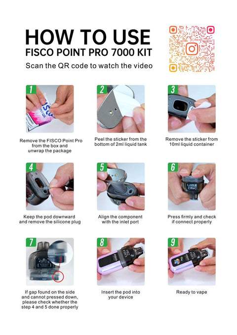 Shop Fisco Point Pro 7000 Replacement Pods Pack of 5 - Fisco Point Pro 7000 Replacement Pods Pack of 5 - Vape Blaze