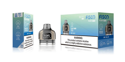 Shop Fisco Point Pro 7000 Replacement Pods Pack of 5 - Fisco Point Pro 7000 Replacement Pods Pack of 5 - Mcr Vape Distro - Vape Blaze