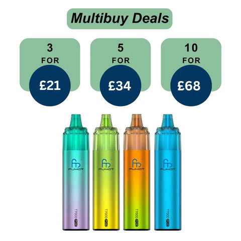 Shop Fumot R&M Tornado T7000 Prefilled Pod Vape Kit | Only for £7.99 | Any 3 For £21 - Fumot R&M Tornado T7000 Prefilled Pod Vape Kit | Only for £7.99 | Any 3 For £21 - Vape Blaze