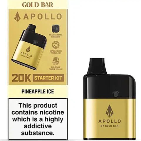 Shop Gold Bar Apollo 20K Disposable Vape Pod Kit - Gold Bar Apollo 20K Disposable Vape Pod Kit - #Simbavapeswholesale# - Vape Blaze