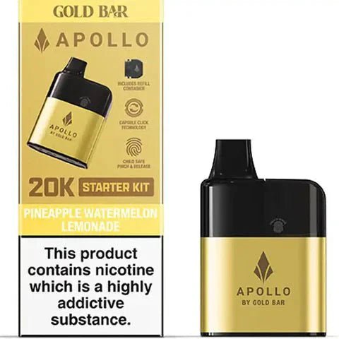 Shop Gold Bar Apollo 20K Disposable Vape Pod Kit - Gold Bar Apollo 20K Disposable Vape Pod Kit - #Simbavapeswholesale# - Vape Blaze