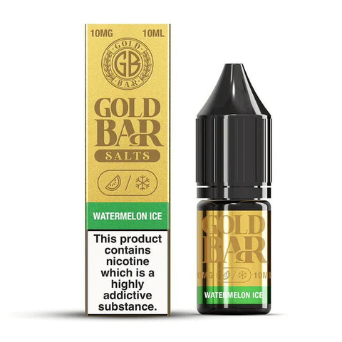 Shop Gold Bar Nic Salts 10ml E - liquids (Box of 10) - Gold Bar Nic Salts 10ml E - liquids (Box of 10) - Vape Blaze