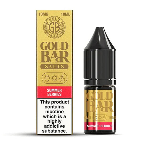 Shop Gold Bar Nic Salts 10ml E - liquids (Box of 10) - Gold Bar Nic Salts 10ml E - liquids (Box of 10) - Vape Blaze