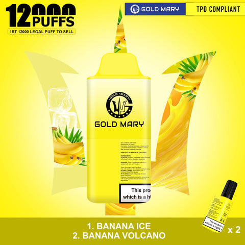 Shop Gold Mary 12000 Disposable Vape - Gold Mary 12000 Disposable Vape - Vape Blaze