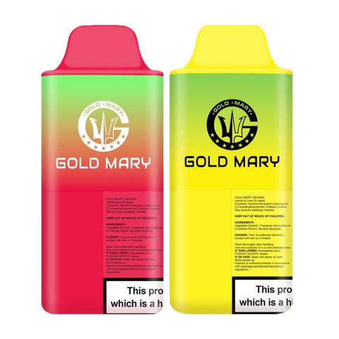 Shop Gold Mary 12000 Disposable Vape - Gold Mary 12000 Disposable Vape - Vape Blaze
