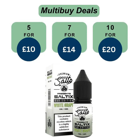 Shop Got Salts Saltix Bar Edition 10ML Nic Salts - Got Salts Saltix Bar Edition 10ML Nic Salts - Vape Blaze