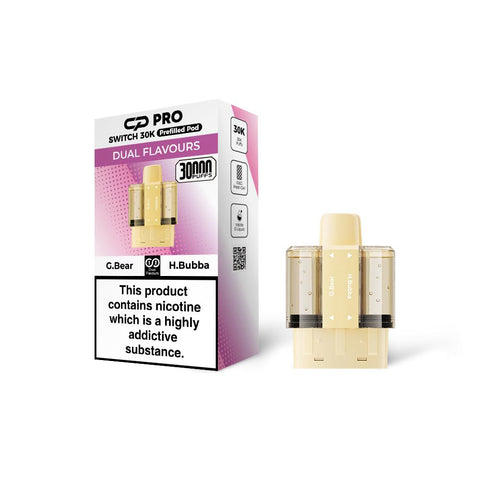 Shop Gummy Bear / Hubba Bubba - CP Pro Switch 30k Prefilled Pods - CP Pro Switch 30k Prefilled Pods - Buy 1 Get 1 Free - Vape Blaze