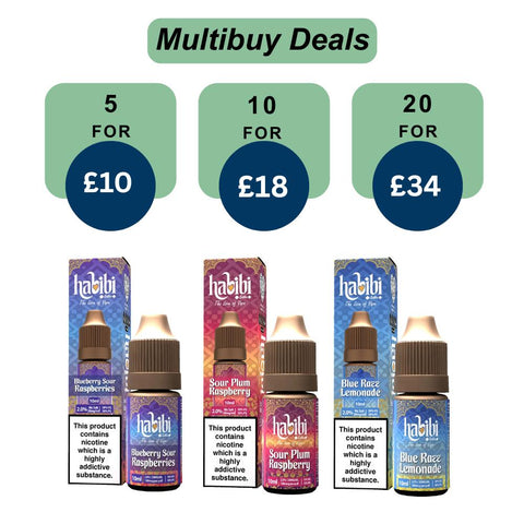 Shop Habibi Nic Salt 10ML E - Liquid - Habibi Nic Salt 10ML E - Liquid - Vape Blaze