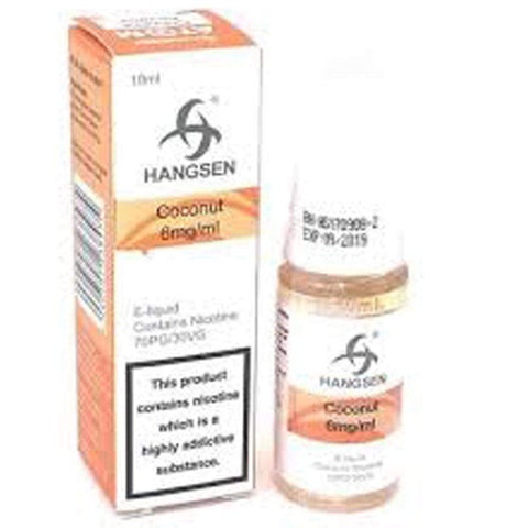 Shop Hangsen Coconut 10ml (Pack of 10) - Hangsen Coconut 10ml (Pack of 10) - Vape Blaze
