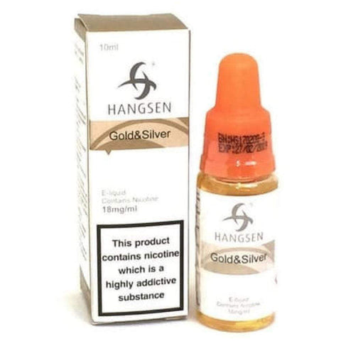 Shop Hangsen Gold & Silver 10ml (Pack of 10) - Hangsen Gold & Silver 10ml (Pack of 10) - Vape Blaze
