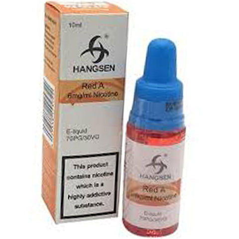 Shop Hangsen Red A 10ml (Pack of 10) - Hangsen Red A 10ml (Pack of 10) - Vape Blaze