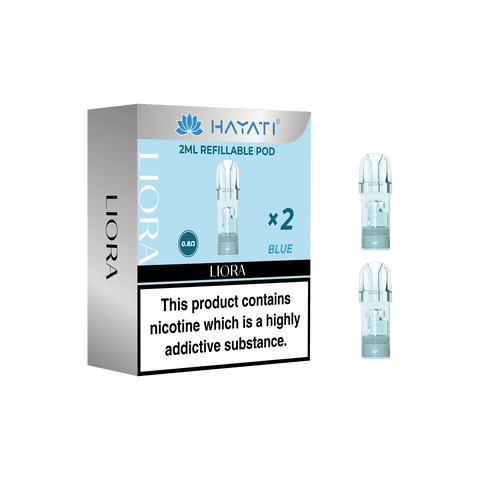 Shop Hayati Liora Refilleable Replacement Pods Pack of 2 - Hayati Liora Refilleable Replacement Pods Pack of 2 - Vape Blaze