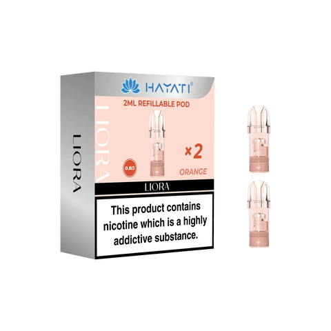 Shop Hayati Liora Refilleable Replacement Pods Pack of 2 - Hayati Liora Refilleable Replacement Pods Pack of 2 - Vape Blaze