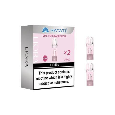 Shop Hayati Liora Refilleable Replacement Pods Pack of 2 - Hayati Liora Refilleable Replacement Pods Pack of 2 - Vape Blaze
