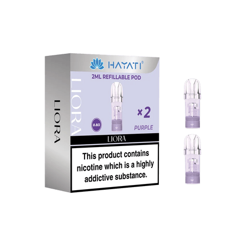 Shop Hayati Liora Refilleable Replacement Pods Pack of 2 - Hayati Liora Refilleable Replacement Pods Pack of 2 - Vape Blaze