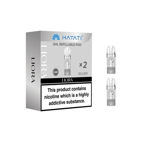 Shop Hayati Liora Refilleable Replacement Pods Pack of 2 - Hayati Liora Refilleable Replacement Pods Pack of 2 - Vape Blaze