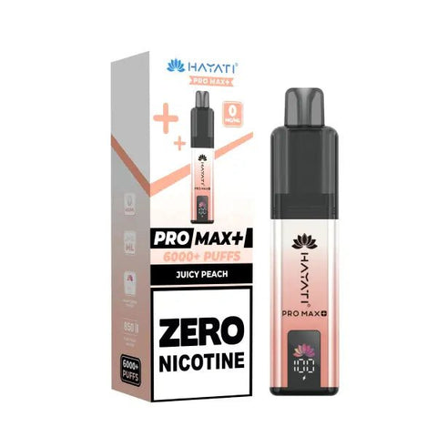 Shop Hayati Pro Max + 6000 Prefilled Pod Vape Kit Zero Nicotine - Hayati Pro Max + 6000 Prefilled Pod Vape Kit Zero Nicotine - Vape Blaze