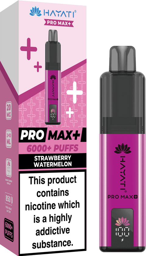 Shop Hayati Pro Max+ 6000 Puffs Prefilled Kit - Box of 5 - Hayati Pro Max+ 6000 Puffs Vape Kit Box of 10 - Hayati Pro Max+ 6000 Puffs Vape Kit Box of 10 - Direct Vape Wholesale - Vape Blaze