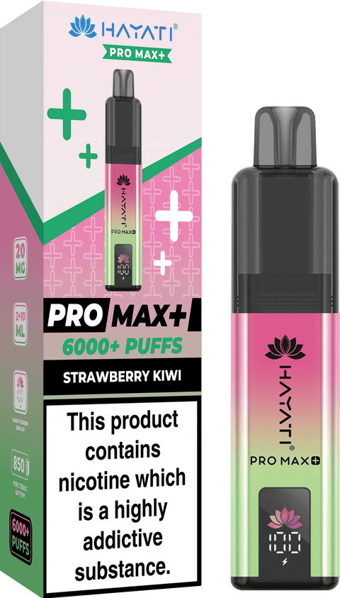 Shop Hayati Pro Max+ 6000 Puffs Prefilled Kit - Box of 5 - Hayati Pro Max+ 6000 Puffs Vape Kit Box of 10 - Hayati Pro Max+ 6000 Puffs Vape Kit Box of 10 - Direct Vape Wholesale - Vape Blaze