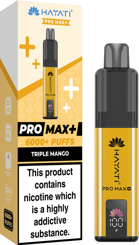 Shop Hayati Pro Max+ 6000 Puffs Prefilled Kit - Box of 5 - Hayati Pro Max+ 6000 Puffs Vape Kit Box of 10 - Hayati Pro Max+ 6000 Puffs Vape Kit Box of 10 - Direct Vape Wholesale - Vape Blaze