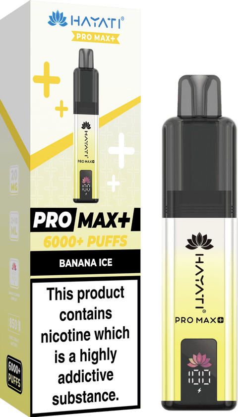 Shop Hayati Pro Max+ 6000 Puffs Prefilled Kit - Box of 5 - Hayati Pro Max+ 6000 Puffs Vape Kit Box of 10 - Hayati Pro Max+ 6000 Puffs Vape Kit Box of 10 - Direct Vape Wholesale - Vape Blaze