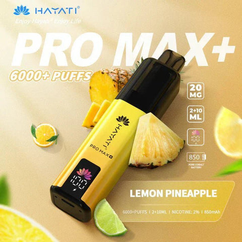 Shop Hayati Pro Max+ 6000 Puffs Prefilled Kit - Box of 5 - Hayati Pro Max+ 6000 Puffs Vape Kit Box of 10 - Hayati Pro Max+ 6000 Puffs Vape Kit Box of 10 - Direct Vape Wholesale - Vape Blaze