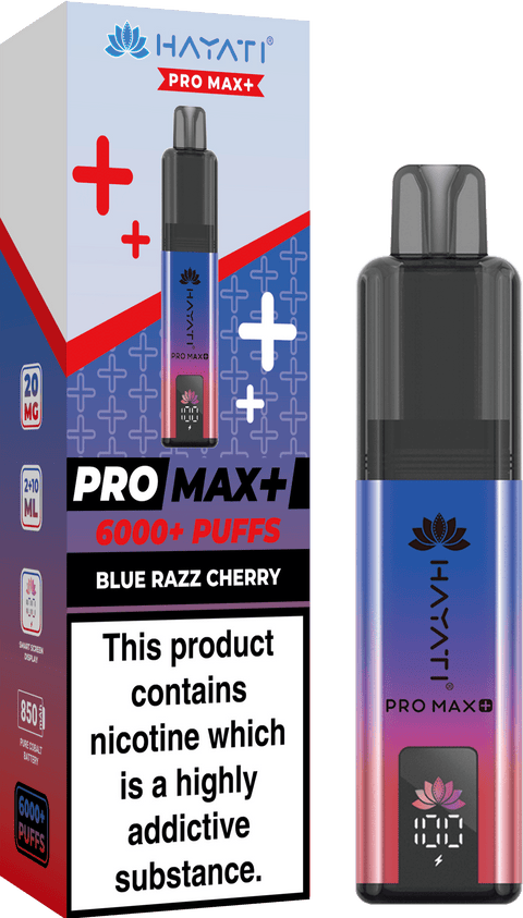 Shop Hayati Pro Max+ 6000 Puffs Prefilled Kit - Box of 5 - Hayati Pro Max+ 6000 Puffs Vape Kit Box of 10 - Hayati Pro Max+ 6000 Puffs Vape Kit Box of 10 - Direct Vape Wholesale - Vape Blaze