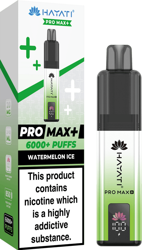 Shop Hayati Pro Max+ 6000 Puffs Prefilled Kit - Box of 5 - Hayati Pro Max+ 6000 Puffs Vape Kit Box of 10 - Hayati Pro Max+ 6000 Puffs Vape Kit Box of 10 - Direct Vape Wholesale - Vape Blaze