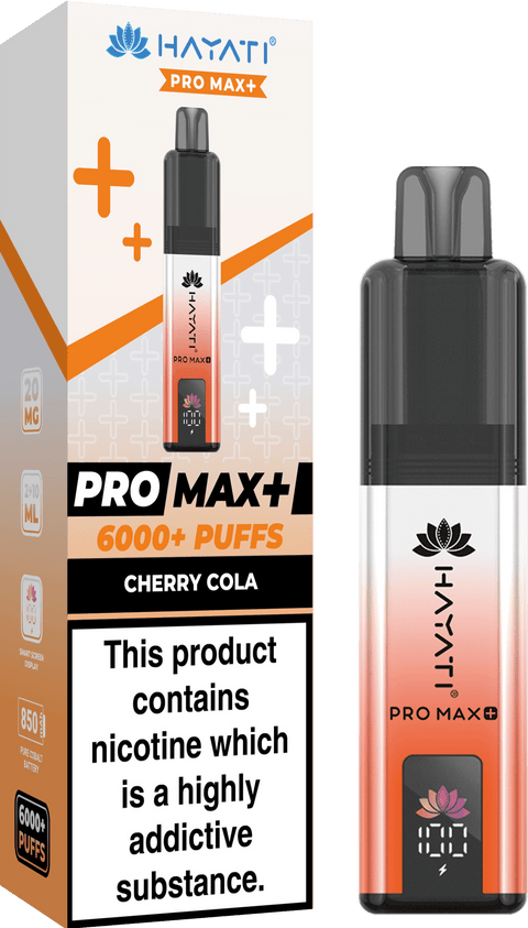 Shop Hayati Pro Max+ 6000 Puffs Prefilled Kit - Box of 5 - Hayati Pro Max+ 6000 Puffs Vape Kit Box of 10 - Hayati Pro Max+ 6000 Puffs Vape Kit Box of 10 - Direct Vape Wholesale - Vape Blaze