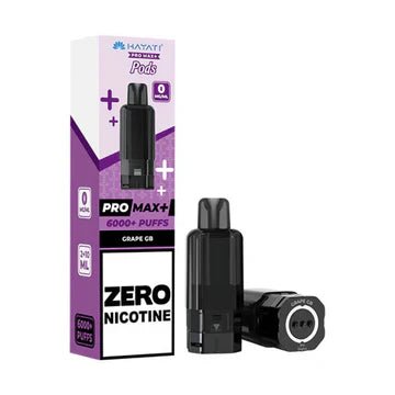 Shop Hayati Pro Max Plus 6000 Prefilled Pod Zero Nicotine - Hayati Pro Max Plus 6000 Prefilled Pod Zero Nicotine - Vape Blaze