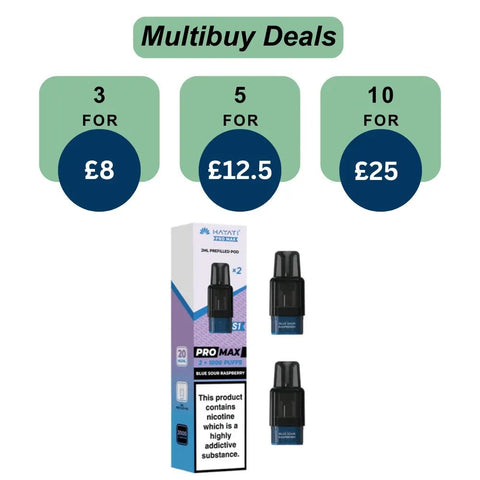 Shop Hayati Pro Max S1 1000+ Prefilled Pods - Hayati Pro Max S1 1000+ Prefilled Pods - Vape Blaze