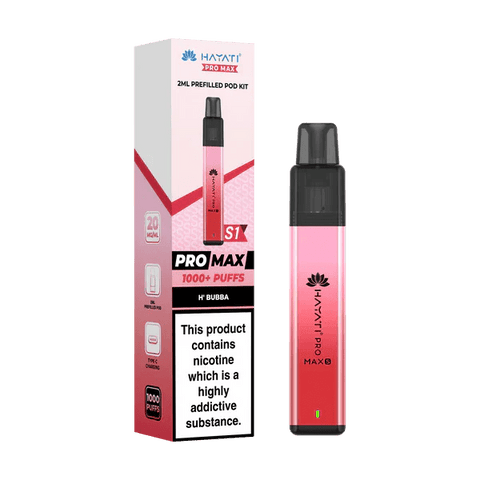 Shop Hayati Pro Max S1 1000+ Puff Pre - Filled Pod Kit - Box of 10 - Hayati Pro Max S1 1000+ Puff Pre - Filled Pod Kit - Box of 10 - Vape Blaze