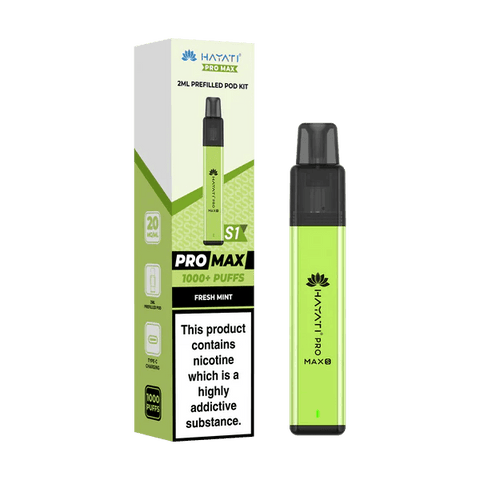 Shop Hayati Pro Max S1 1000+ Puff Pre - Filled Pod Kit - Hayati Pro Max S1 1000+ Puff Pre - Filled Pod Kit - Vape Blaze